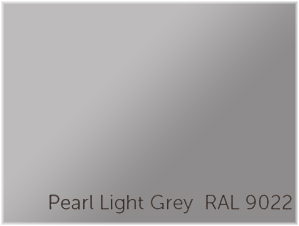 Table de salon moderne avec un billard sous le plateau laquÈ en gris brillant. Pearl Light Grey RAL9022